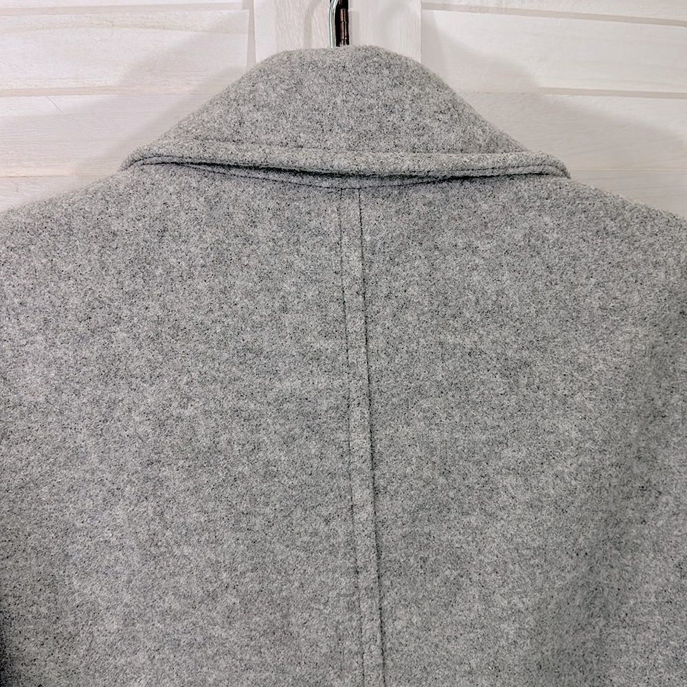 Old Navy Brushed Heather Gray Pea Coat Size XXL - Picture 11 of 13